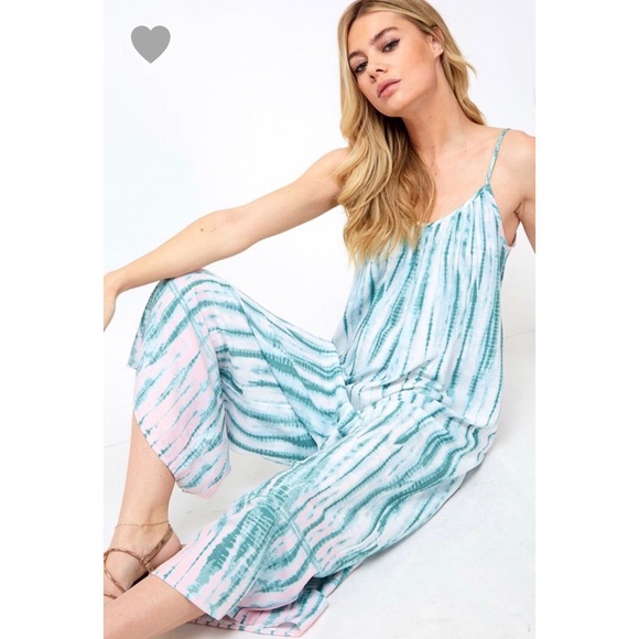 Ava Tie Dye Ombré Jumpsuit - Picture 3 of 5